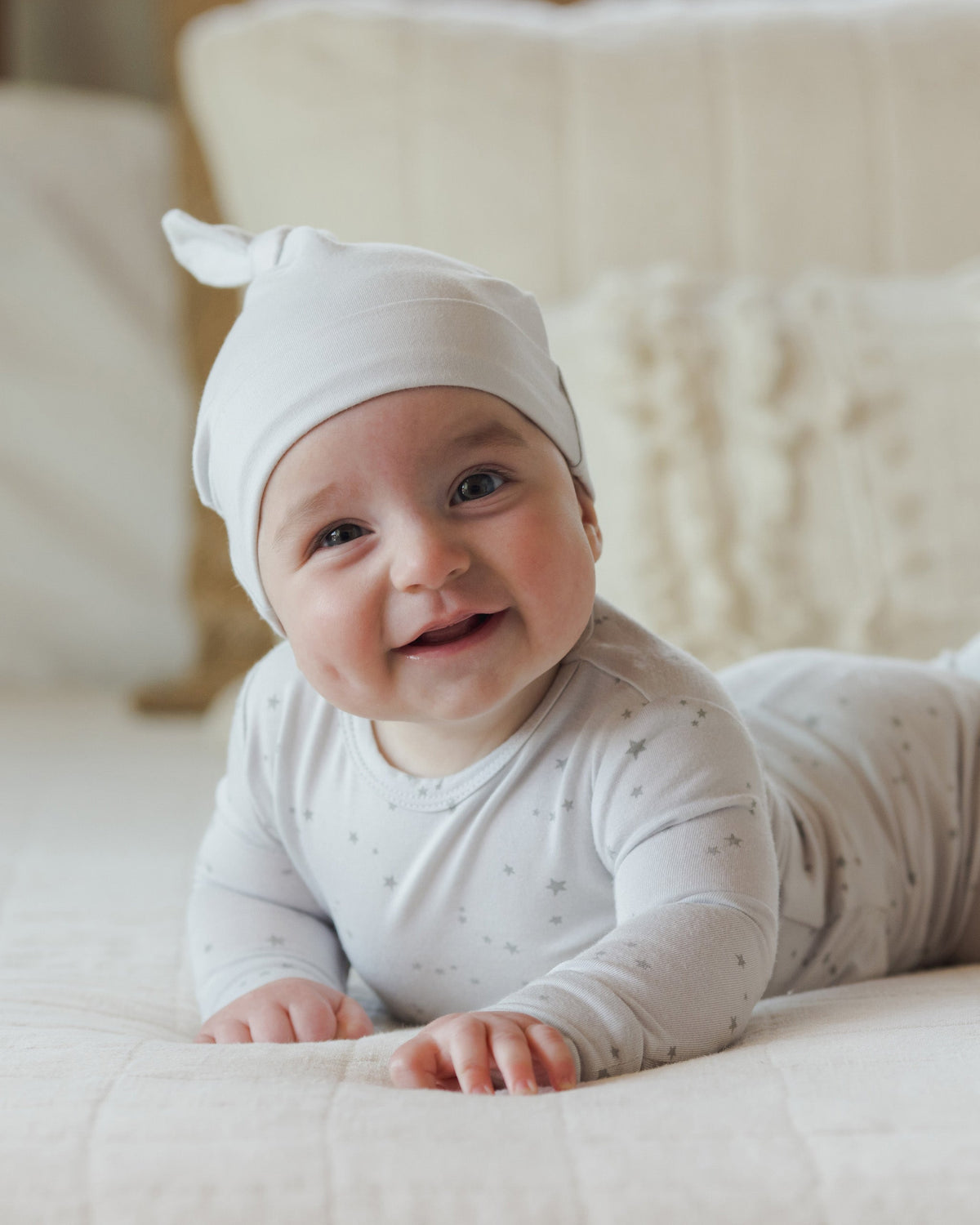Modal Pajama Set || Stars Fog - Rylee + Cru | Kids Clothes | Trendy Baby Clothes | Modern Infant Outfits |